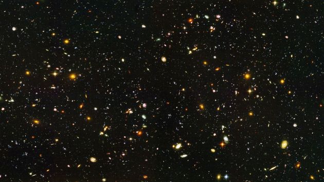 Hubble ultra deep field - landscape