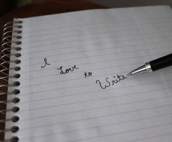I love to write