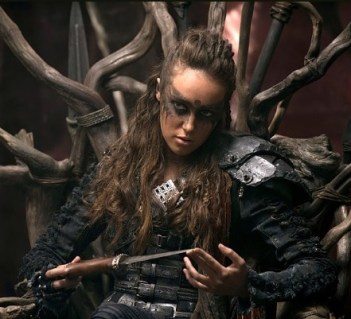 Commander Lexa, a gay character from TVs The 100