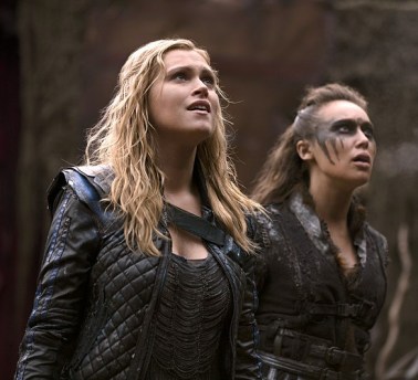Two favourite characters from The 100: Clarke (L) and Lexa (R) 