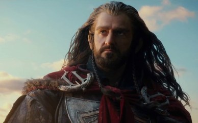 One more picture of Thorin's glorious tresses, cuz why not?