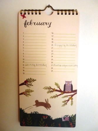 Perpetual calendar February