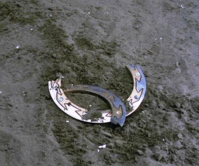 Xena's signature weapon, in pieces