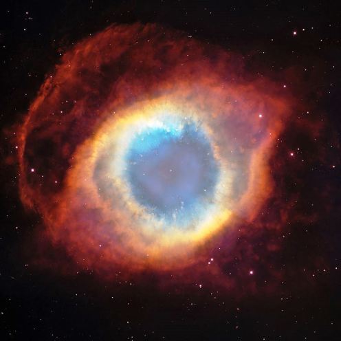The Helix Nebula, nicknamed the Eye of God